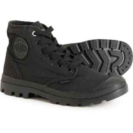 Palladium Big Boys Pampa Hi V Canvas Sneaker Boots in Black