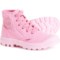 Palladium Big Girls Pampa Hi V Canvas Sneaker Boots in Aurora Pink
