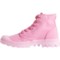 6MHJF_4 Palladium Big Girls Pampa Hi V Canvas Sneaker Boots