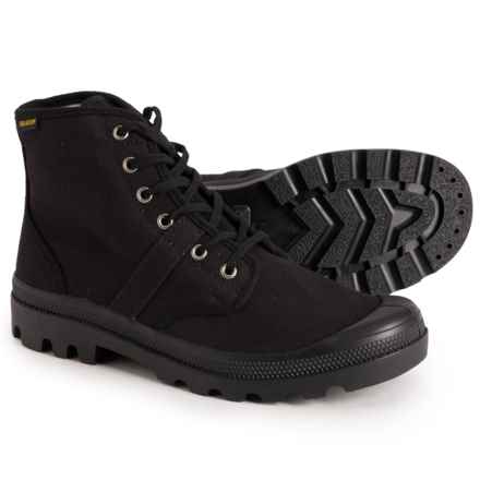 Palladium Pallabrousse Canvas Boots (For Men) in Black