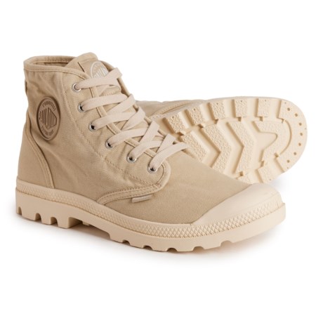 Palladium Pampa Hi Boots Sahara Ecru