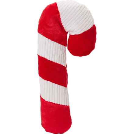 Pally Paws Candy Cane Plush Dog Toy - 24”, Squeaker in Candycane