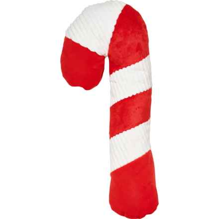 Pally Paws Candy Cane Plush Dog Toy - 24”, Squeaker in Candycane