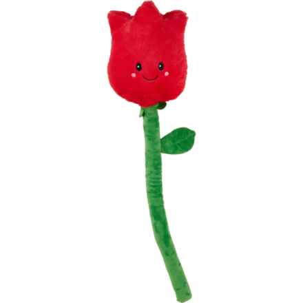 Pally Paws Tulip Jumbo Plush Dog Toy - 35” in Red Tulip