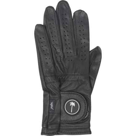 Palm Golf Canvas Glove - Left Hand (For Men) in Black