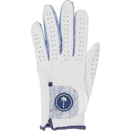 Palm Golf Leafy Golf Glove - Leather, Left Hand (For Women) in White