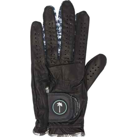 Palm Golf Tower 14 Golf Glove - Left Hand, Leather (For Men) in Black