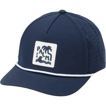 Palm San-O Trucker Hat in Navy