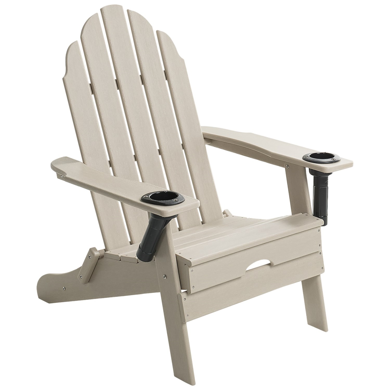 Folding Adirondack Chair With Cup Holder / Recycled