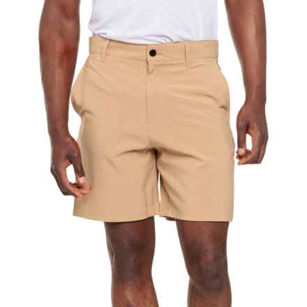 Panama Jack Hybrid Shorts - 7” in Travertine