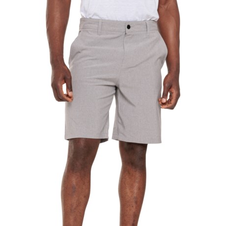 Panama Jack Hybrid Shorts - 9” in Gray Flannel