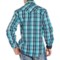 9933K_2 Panhandle Slim 90 Proof Ombre Plaid Shirt - Snap Front, Long Sleeve (For Men)