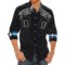 9933X_3 Panhandle Slim 90 Proof Solid Embroidered Shirt - Snap Front, Long Sleeve (For Men)