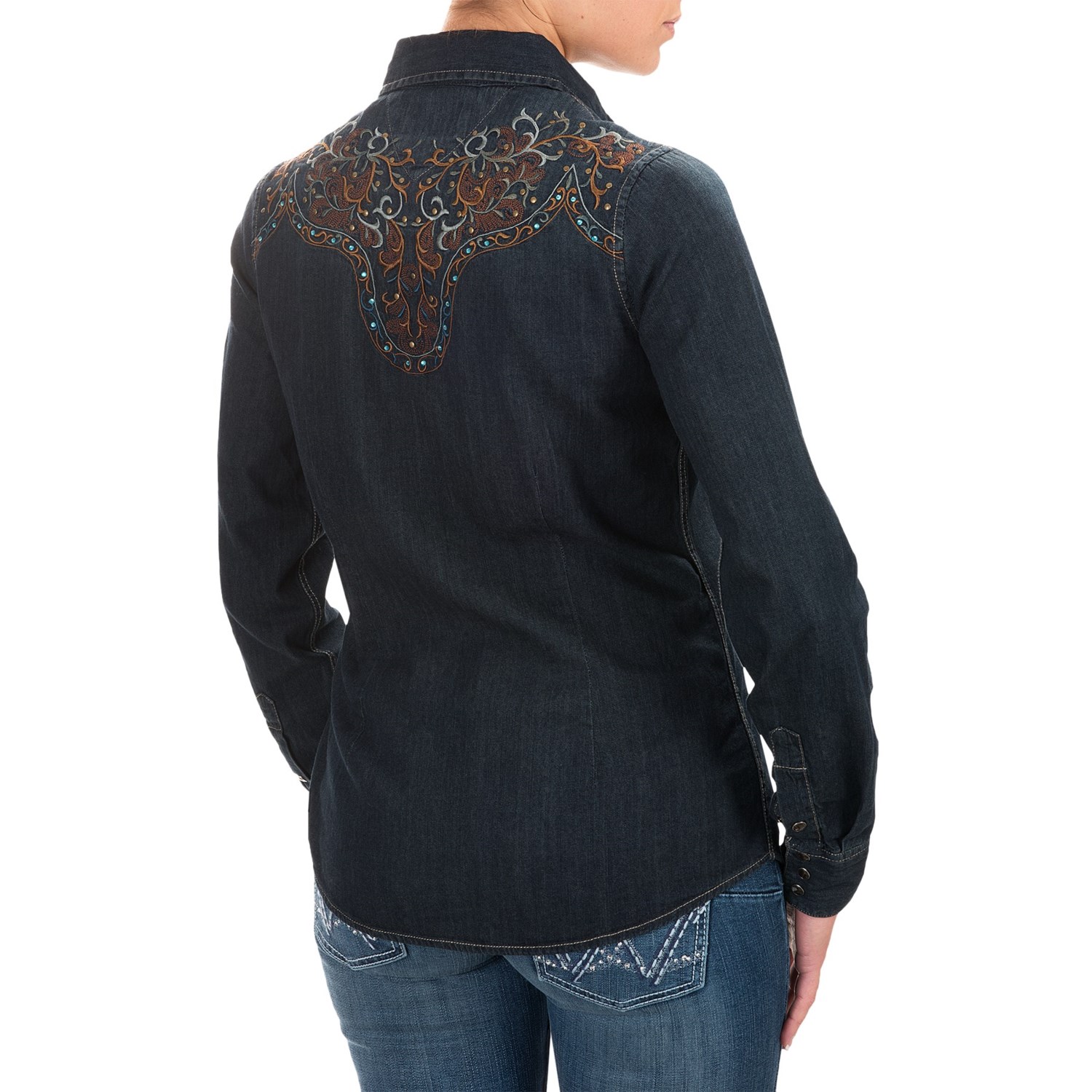 Panhandle Slim Retro Copper Canyon Western Shirt (For Women) - Save 57%