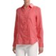 Paperwhite Linen Shirt - Long Sleeve (For Women)