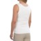 7166G_2 Paperwhite Square Neck Tank Top (For Women)