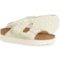 Papillio by Birkenstock Made in Portugal Arizona Grooved Platform Sandals - Birk-Flor®, Narrow Width (For Women) in Watercolor Khaki