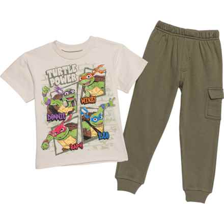 Paramount Toddler Boys Ninja Turtle Shirt and Pants Set - Short Sleeve in Multi