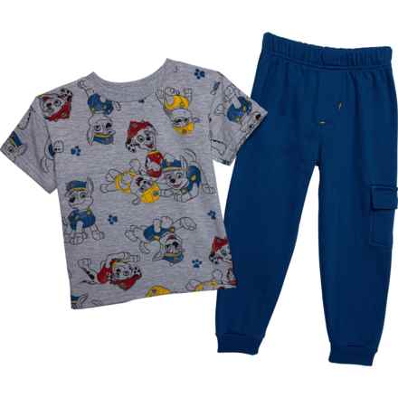 Paramount Toddler Boys Paw Patrol Shirt and Pants Set - Short Sleeve in Multi