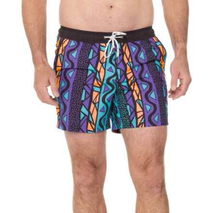 PARTY PANTS Maui Wowie Sport Shorts - Built-In Liner Shorts in Black