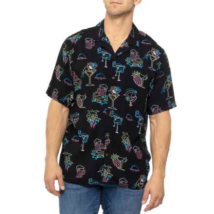 PARTY PANTS Night Out Shirt - Short Sleeve in Black