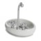 8088V_2 Passport by Two's Company Passport Collection Wash Basin Paperclip Holder