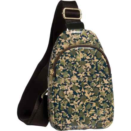 Patricia Nash Marisol Sling Bag - Leather in Olive Groves