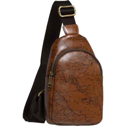 Patricia Nash Marisol Sling Crossbody Bag - Leather in Riot Rust