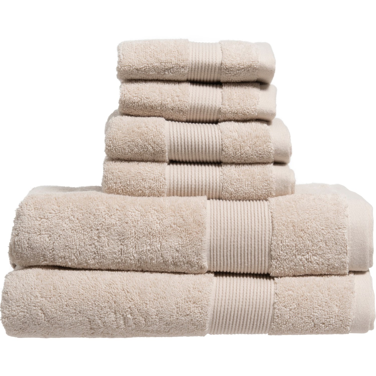 Peacock Alley 100 Turkish Cotton Liana Towel Set 6Piece, LinenLook