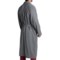 9879K_2 Peacock Alley Heathered Flannel Robe - Long Sleeve (For Men and Women)