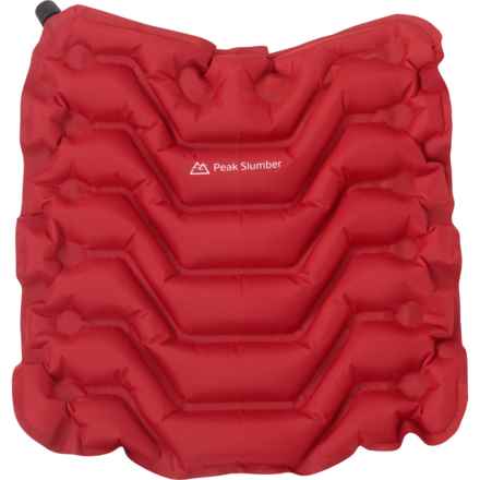 PEAK SLUMBER Air Seat Inflatable Seat in Red
