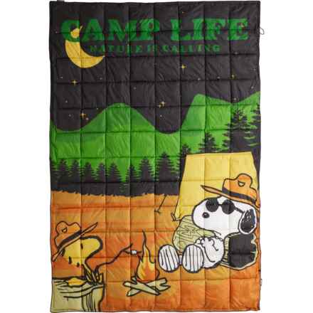 Peanuts Camp Life Throw Blanket - 78x53” in Multi