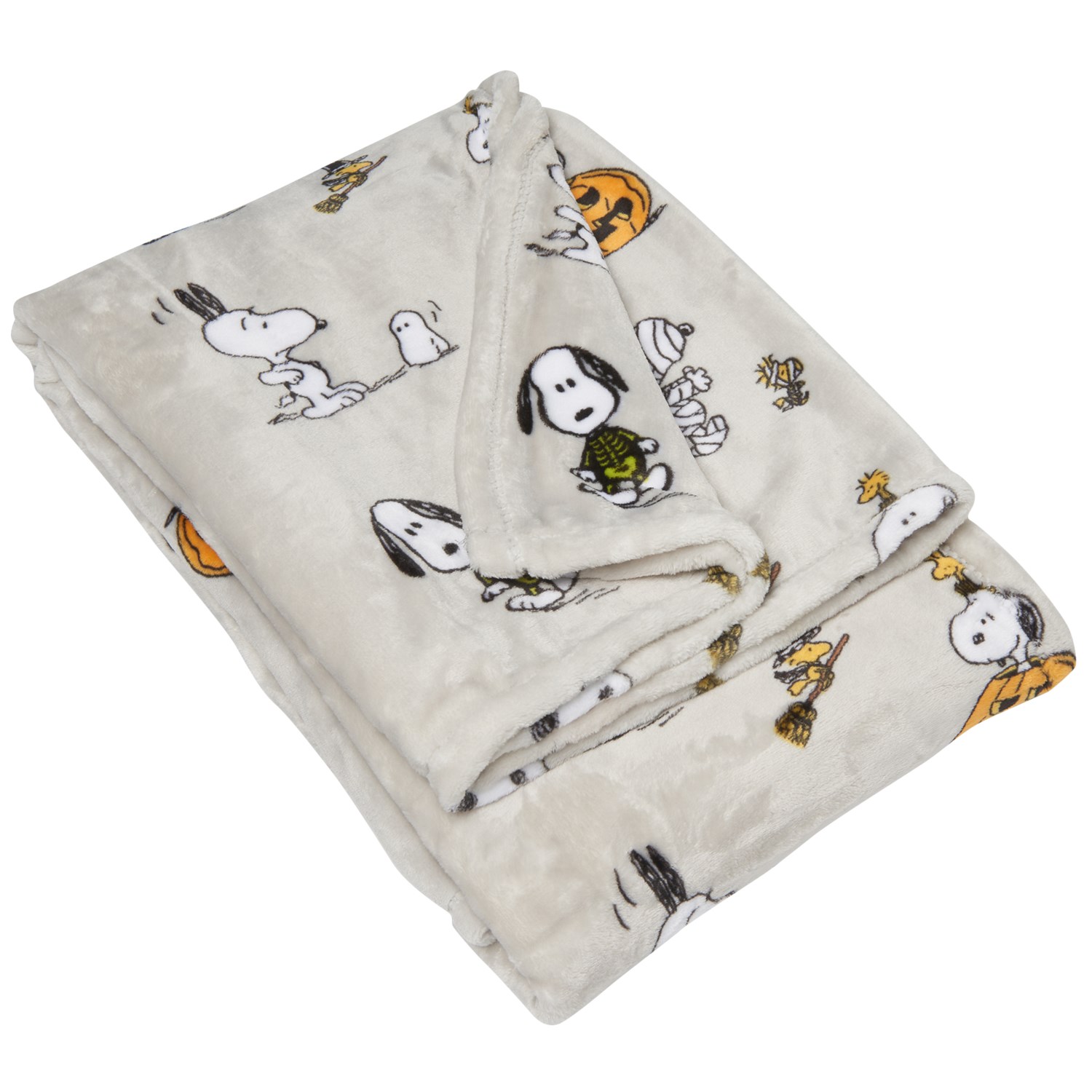 Peanuts Mummy Snoopy, Woodstock and Pumpkins Throw Blanket - 50x70 ...