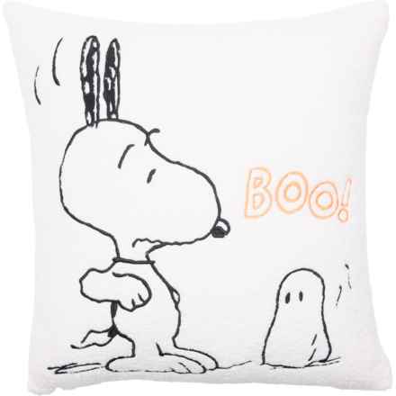 Peanuts Snoopy and Ghost Shaped Throw Pillow - 18x18” in Multi