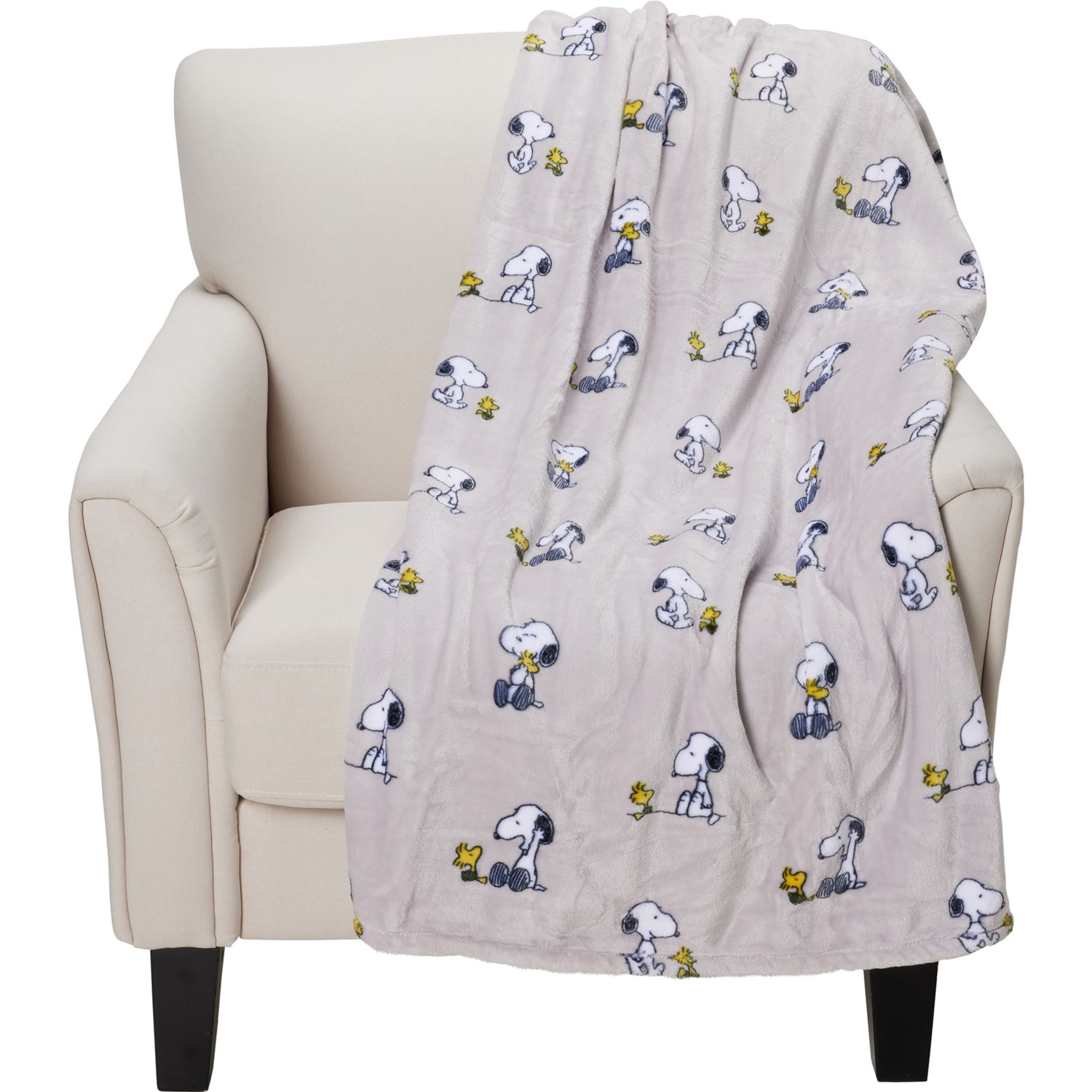 Peanuts Snoopy and Woodstock Friends Fleece Throw Blanket 60x70