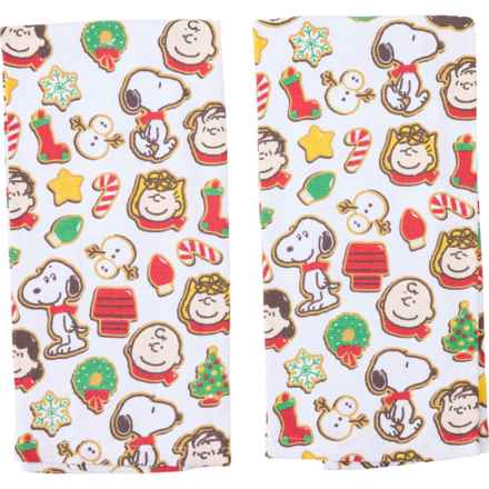 Peanuts Snoopy Cookie Cutter Kitchen Towel Set - 2-Pack, 16x26” in Multi