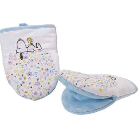 Peanuts Snoopy Dog House Silicone Mini Oven Mitts - 2-Pack in Multi