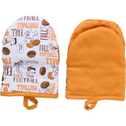 Peanuts Snoopy Fall Football Silicone Mini Mitts - 2-Pack in Multi