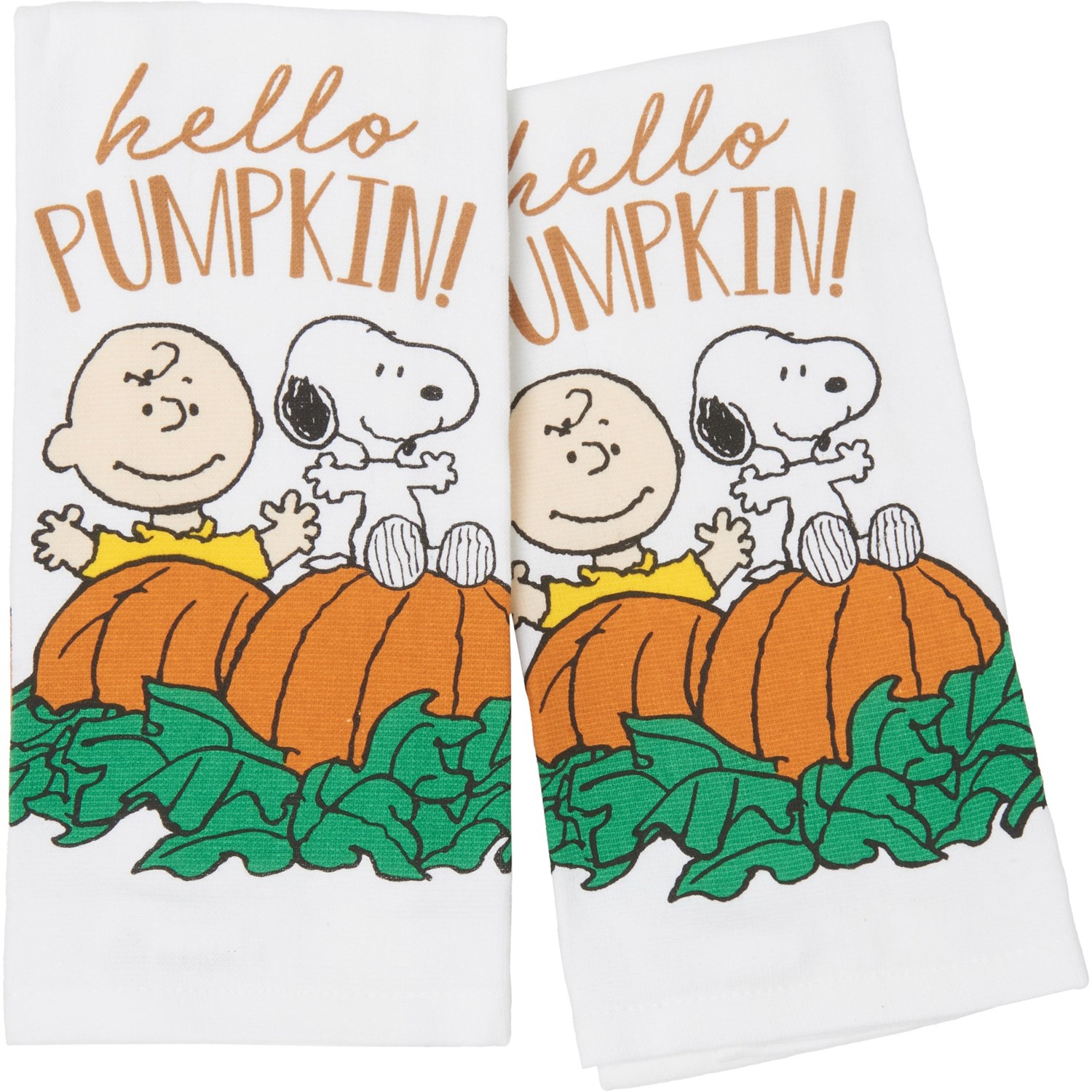 Peanuts Snoopy Leaves Kitchen Towels Set of 2 Save 50