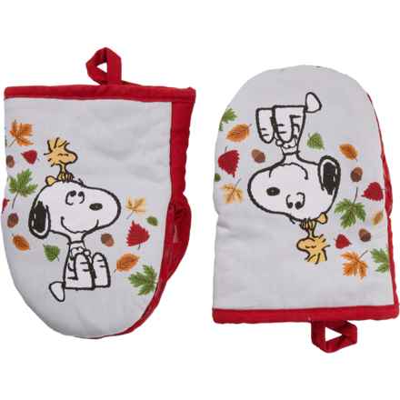 Peanuts Snoopy Leaves Mini Oven Mitts - 2-Pack in Multi