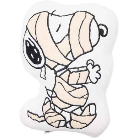 Peanuts Snoopy Mummy Shaped Throw Pillow -14x17” in Multi