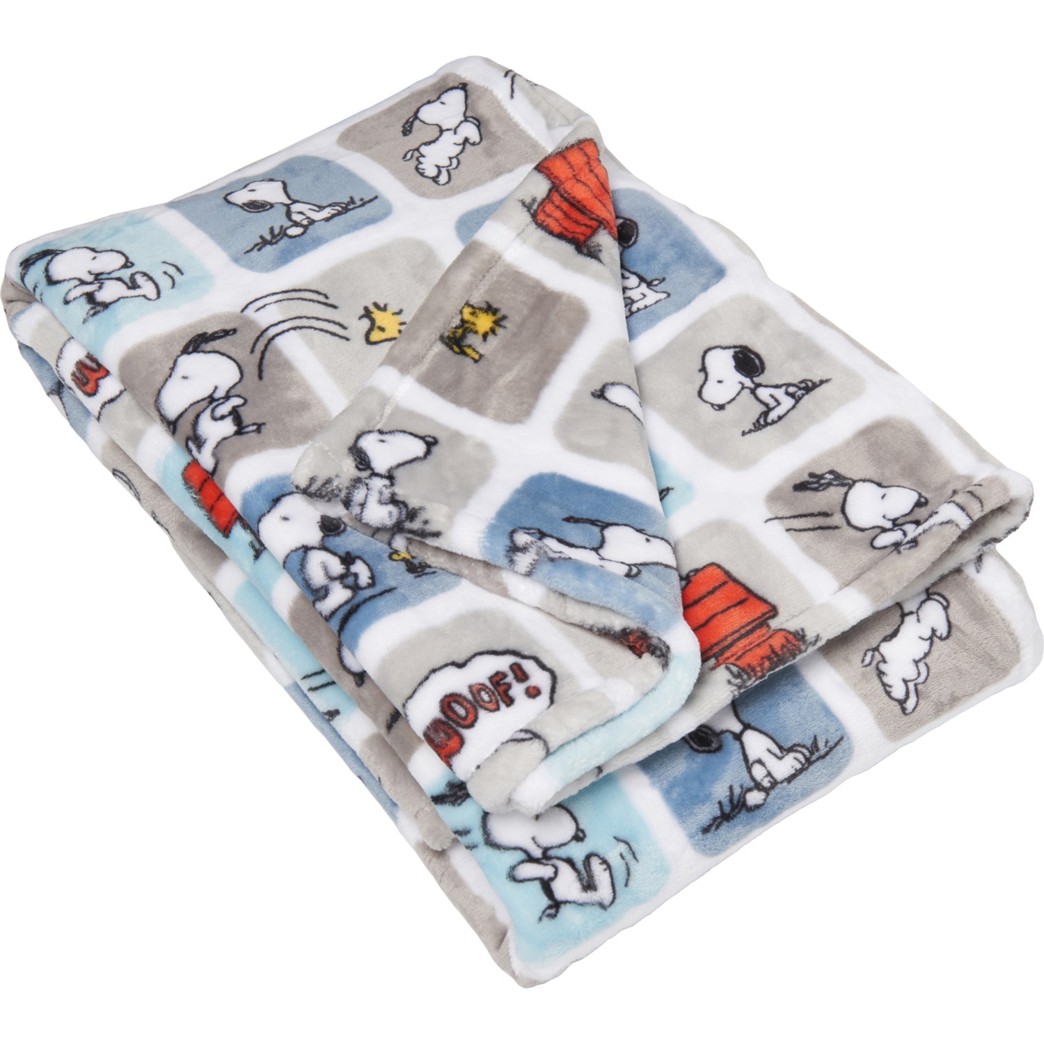 Peanuts Snoopy Woof VelvetLoft® Oversized Throw Blanket - 50x70”, Multi ...