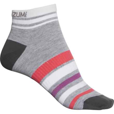 Pearl Izumi ELITE Cycling Socks - Ankle (For Women) in Gray Core