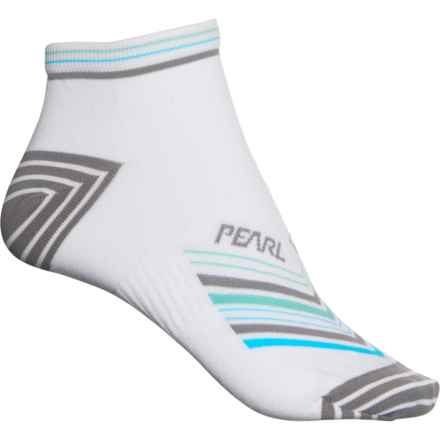 Pearl Izumi ELITE Cycling Socks - Ankle (For Women) in Strip Stripe Grey