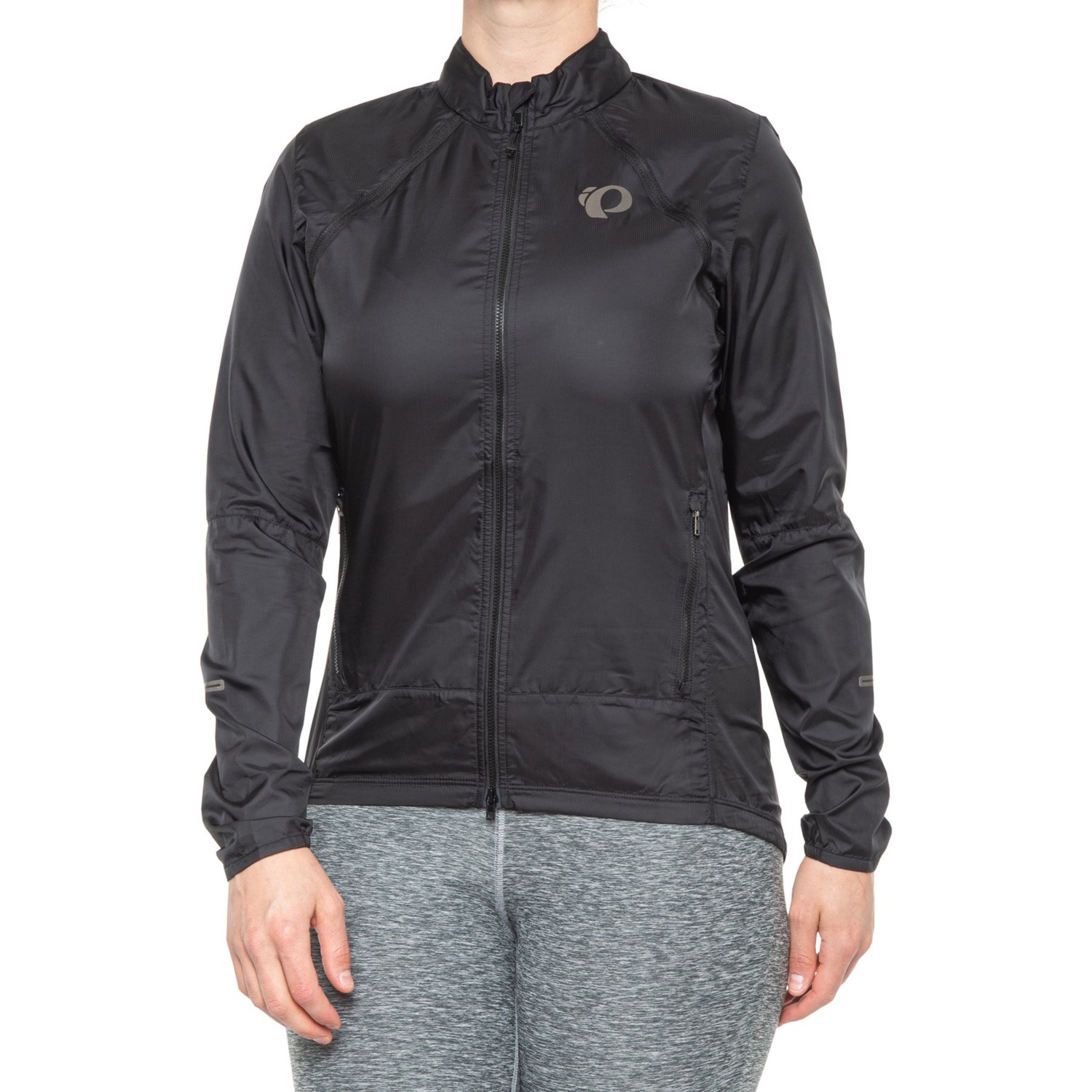 black cycling jacket