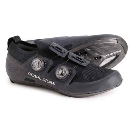 Pearl Izumi Pro Road V5 Cycling Shoes (For Men and Women) in Black/Black
