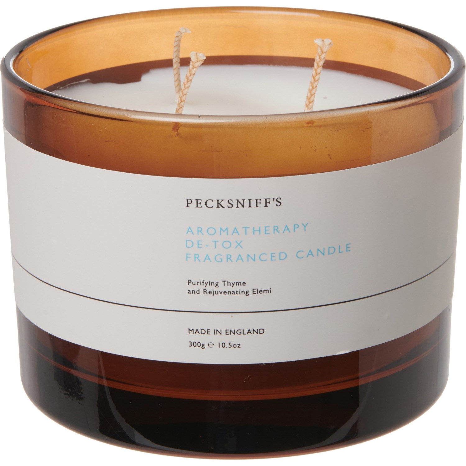 PECKSNIFFS Made in England Detox Well Candle 3Wick, 10.5 oz. Save 33