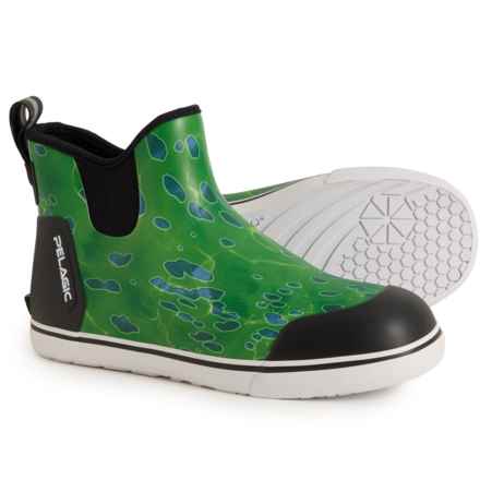 Pelagic 6” Pursuit Deck Boots - Waterproof (For Men) in Dorado Green
