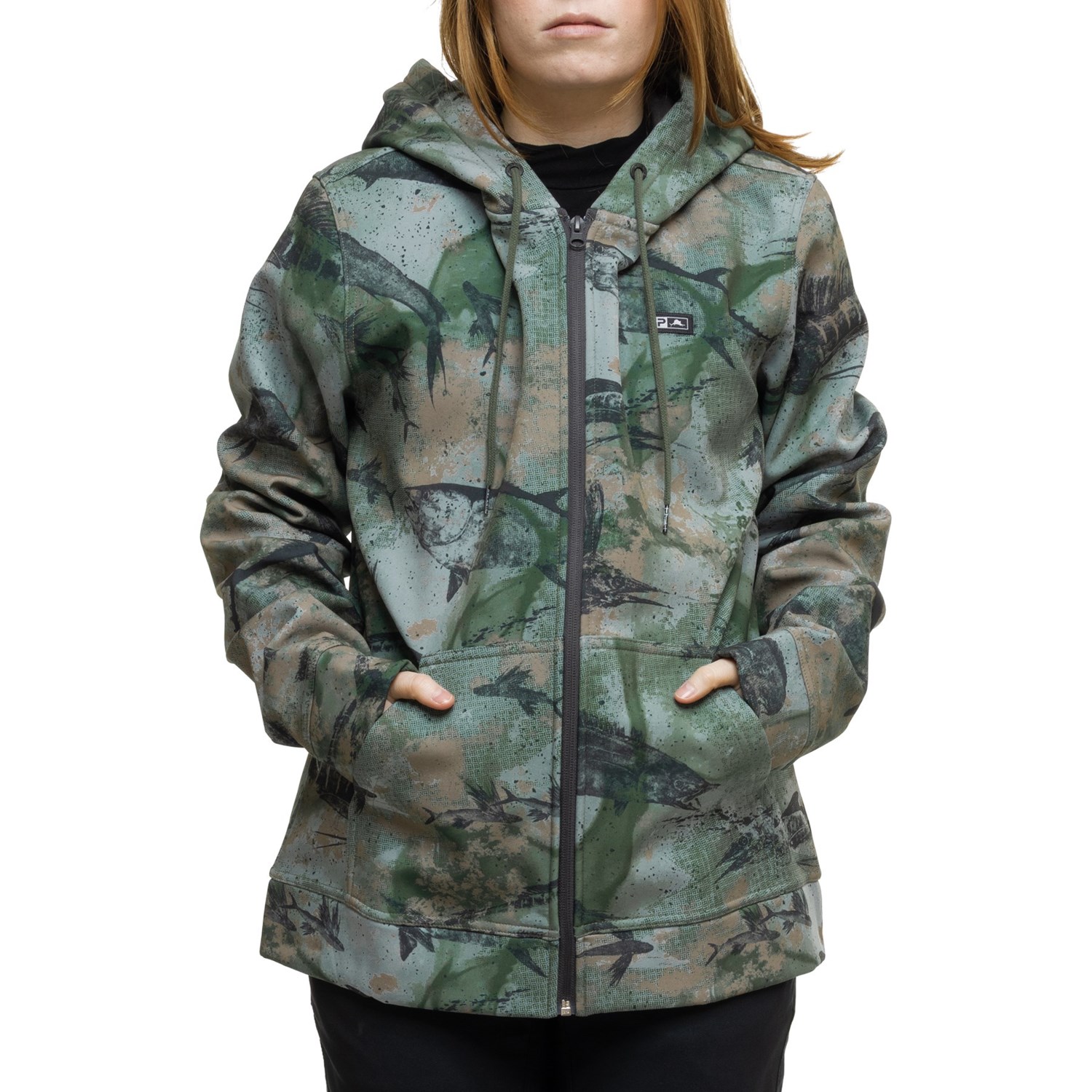 (取寄) ペラジック グランダー オープン シーズ ソフトシェル ジャケット Pelagic Grander Open Seas Softshell Jacket  Army Green Pelagic Grander Open Seas Softshell Jacket - Save 75%