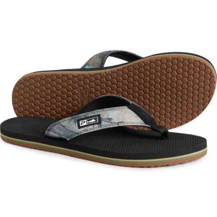 Pelagic Hooked Up Sandals (For Men) in Army Green